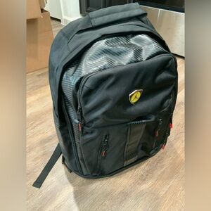 New Nike Air Jordan Moto Jordan 14 Backpack Black Red Bred 9A0618-023 AJXIV Sz L